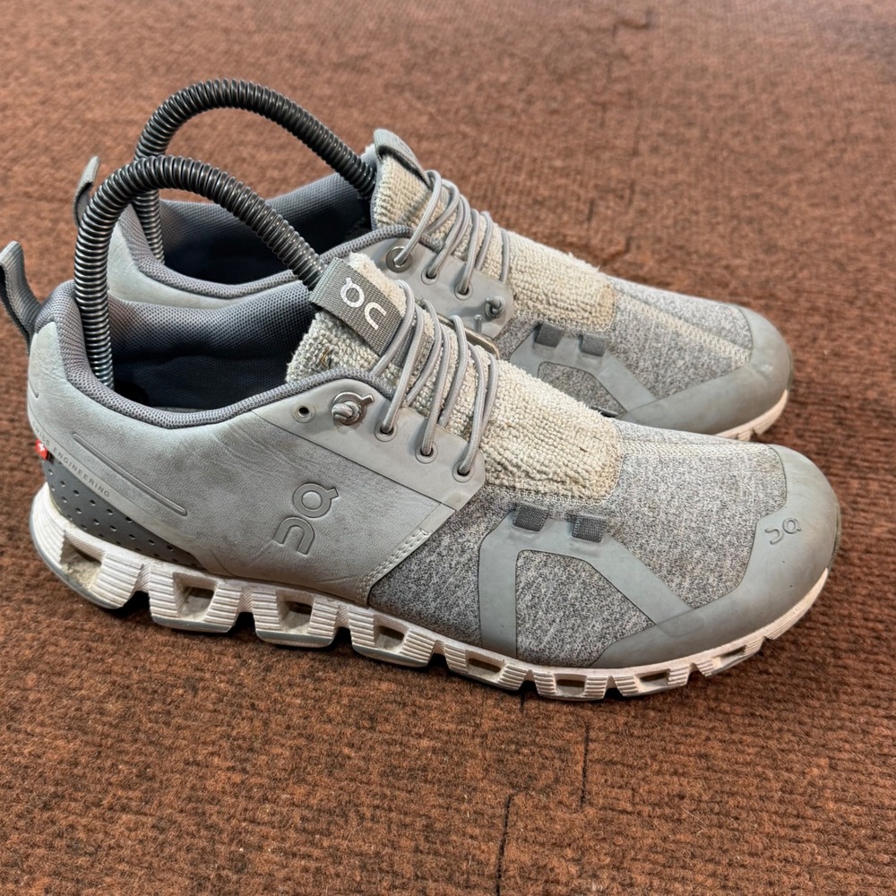 On Cloud Terry Womens Running Shoes Grey 18.99839 Size 7.5 gym fit gently used